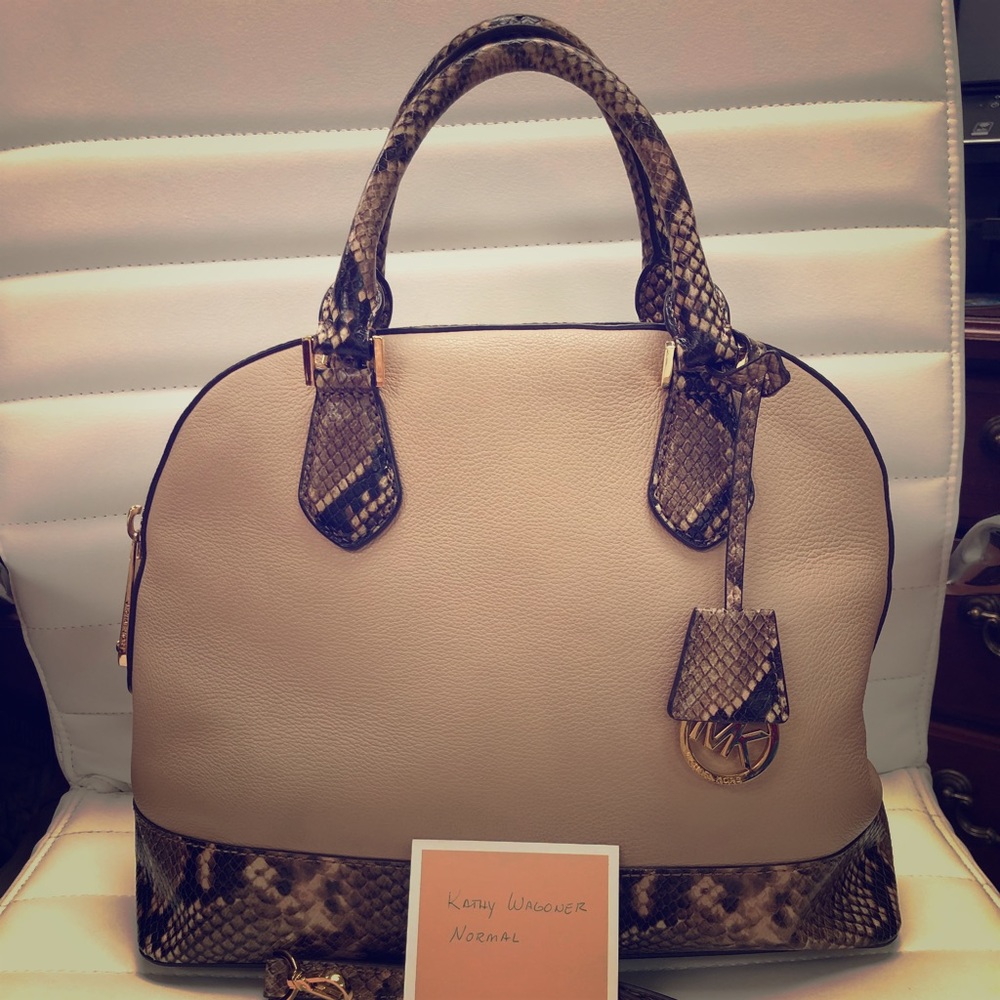 Michael Kors domed satchel